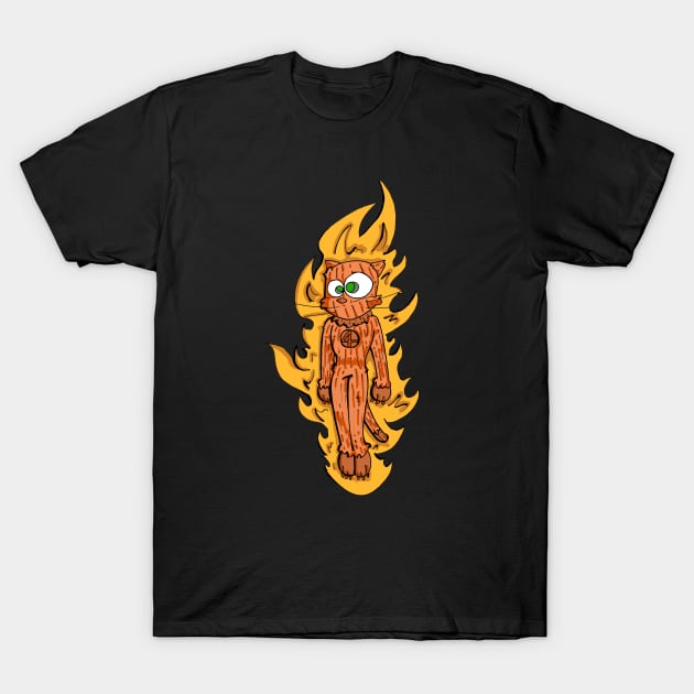 human torch T-Shirt by Catartyk